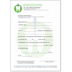 Atestado Endodontia