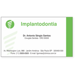 Cartão de Visita Implant.